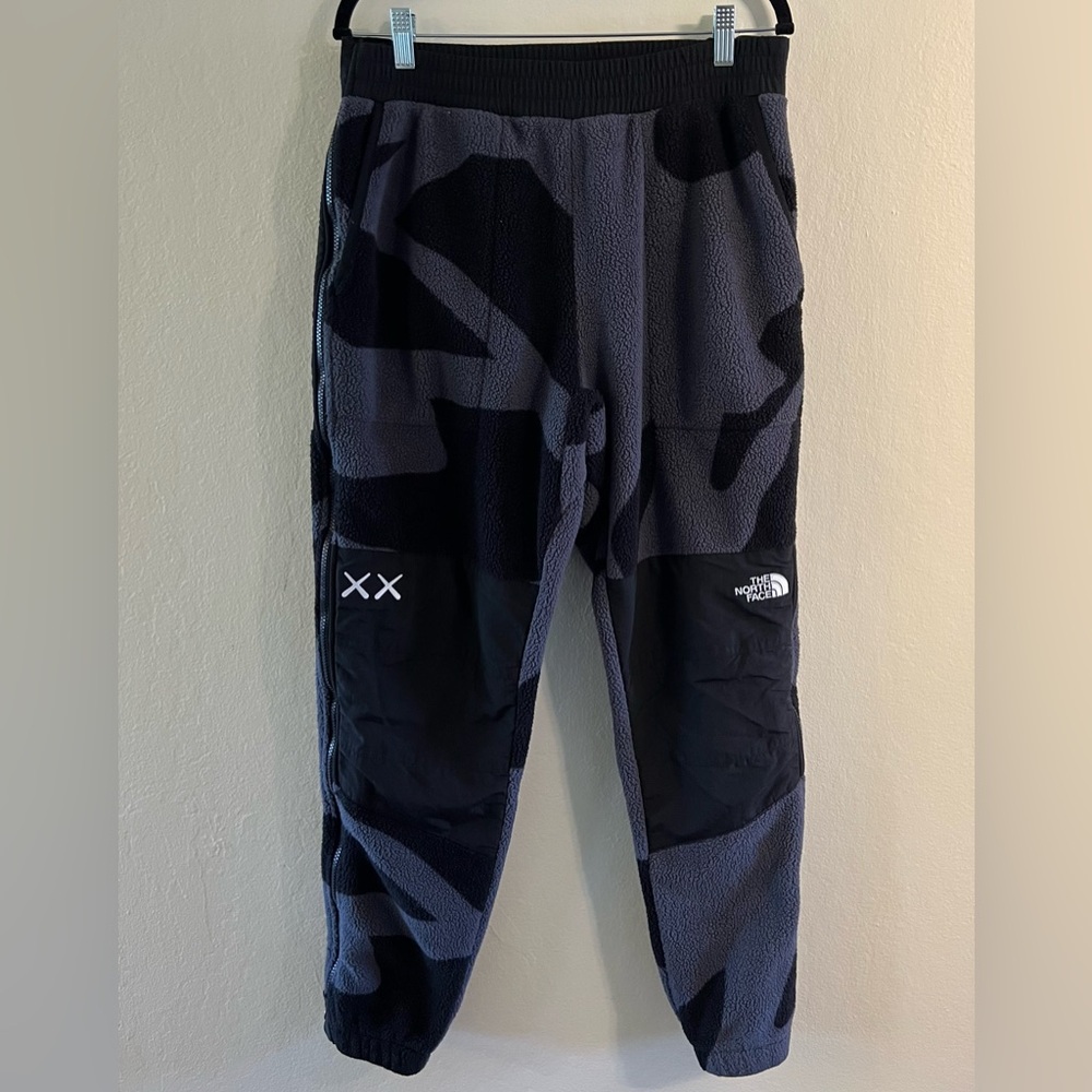 KAWS x The North Face Black Denali Fleece Pants